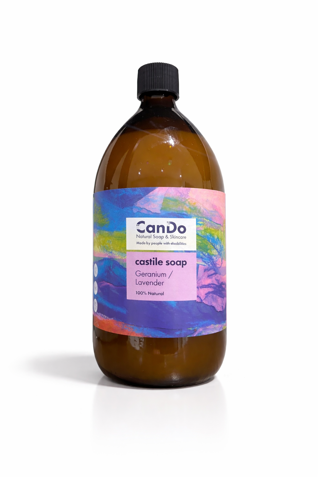 Lavender and Geranium Castile Soap 1l