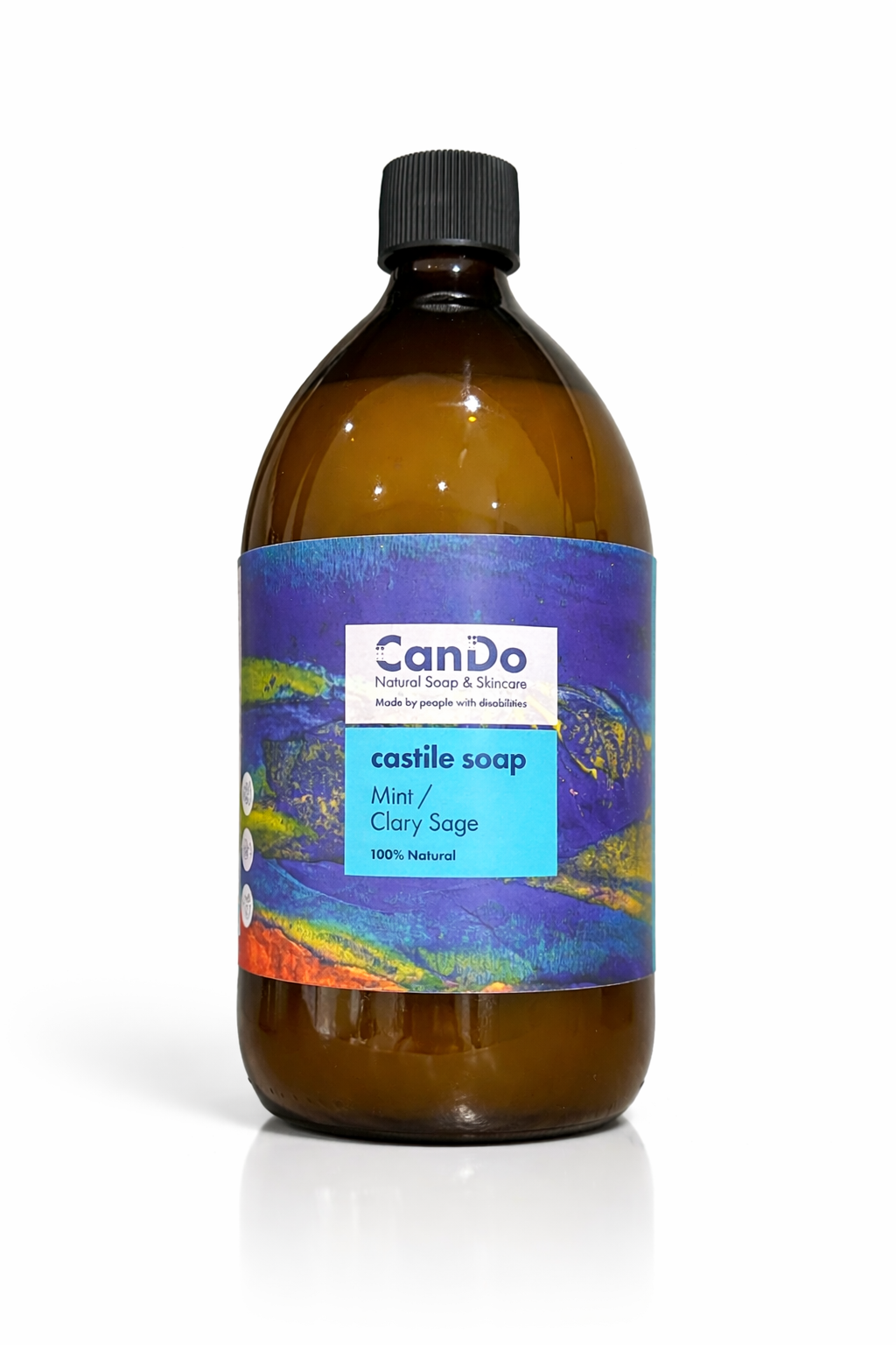 Mint and Clary Sage Castile Soap 1l