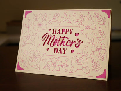 Mother's Day Card - Floral Landscape