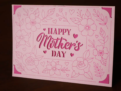 Mother's Day Card - Floral Landscape