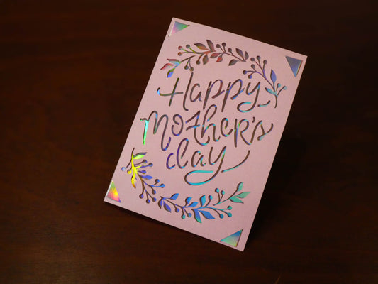 Mother's Day Card - Wreath Portrait