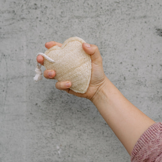 Heart Shaped Loofah